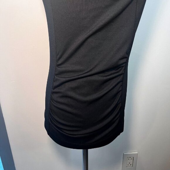 ATHLETA V-Neck Active Tank Ruched Sides Built-In Bra Size 34B - Picture 5 of 10